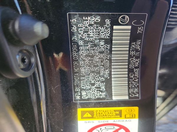 2015 LEXUS ES