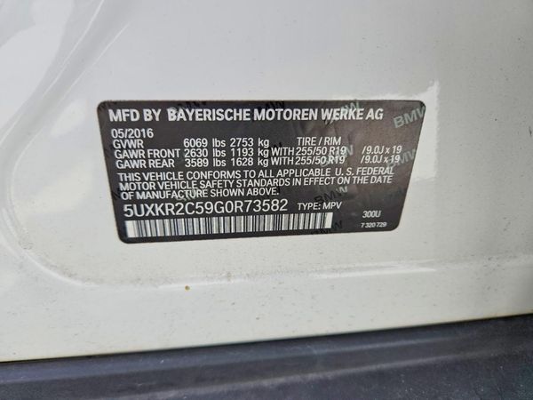 2016 BMW X5 sDrive35i
