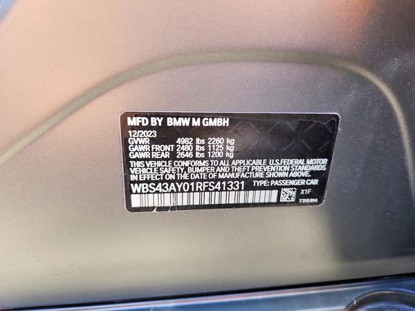 2024 BMW M3 M3 xDrive Competition