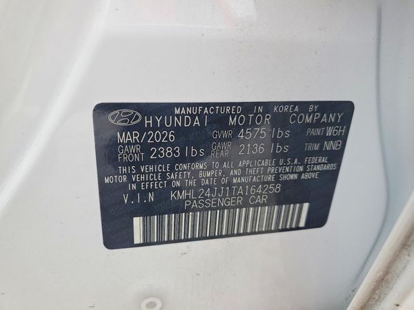 2026 HYUNDAI SONATA HYBRID Blue