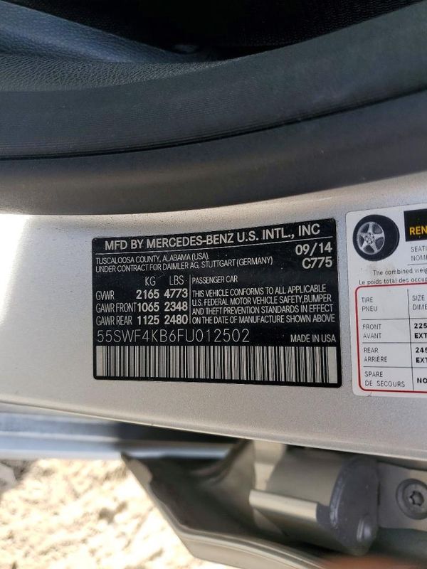 2015 MERCEDES-BENZ C 4-MATIC