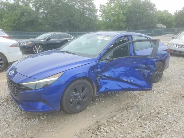 2021 HYUNDAI ELANTRA Blue