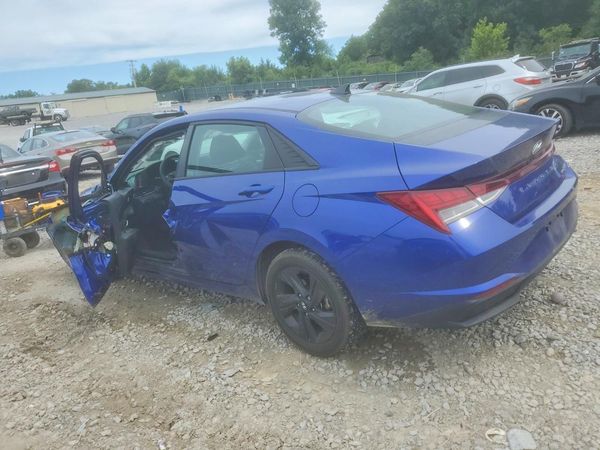 2021 HYUNDAI ELANTRA Blue