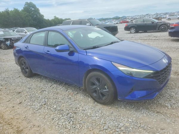 2021 HYUNDAI ELANTRA Blue