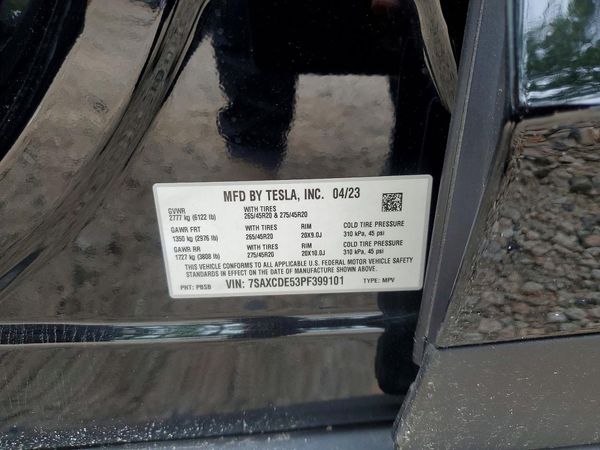2023 TESLA MODEL X