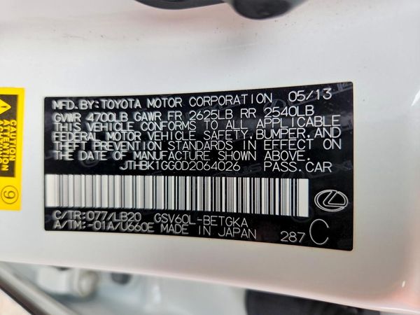 2013 LEXUS ES 350