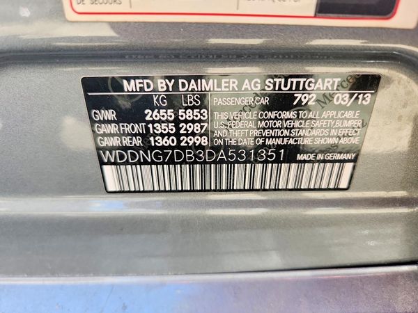 2013 MERCEDES-BENZ S