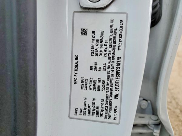 2023 TESLA MODEL 3
