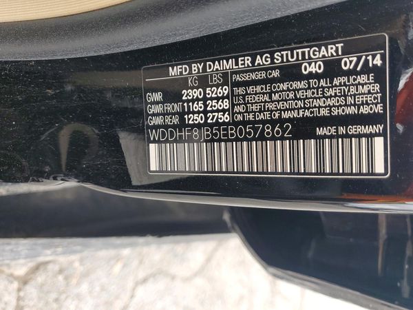 2014 MERCEDES-BENZ E E350