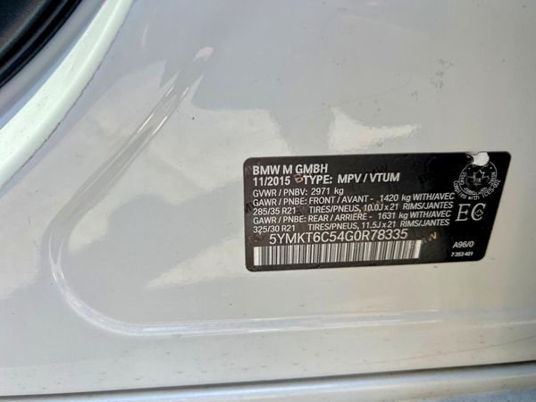 2016 BMW X5 X5 M