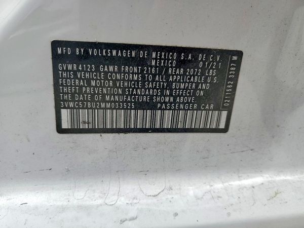 2021 VOLKSWAGEN JETTA S / SE / R-Line