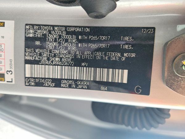2024 TOYOTA 4RUNNER TRD offroad Prem