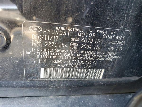 2018 HYUNDAI IONIQ SEL, SEL w/Tech (HEV)
