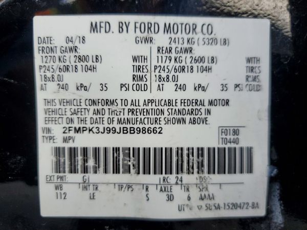 2018 FORD EDGE