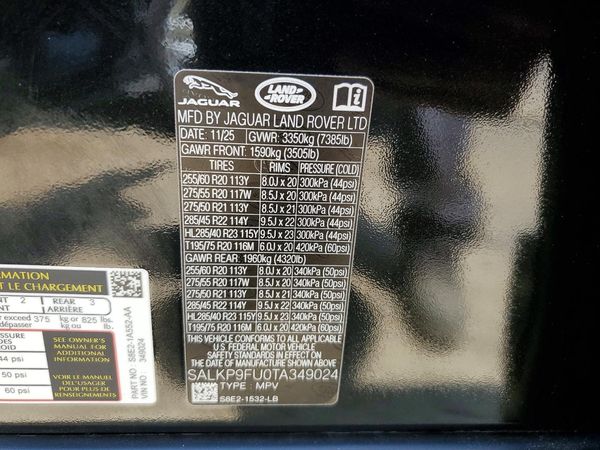 2026 LAND ROVER RANGE ROVER SE