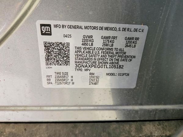 2026 CHEVROLET EQUINOX 2LT