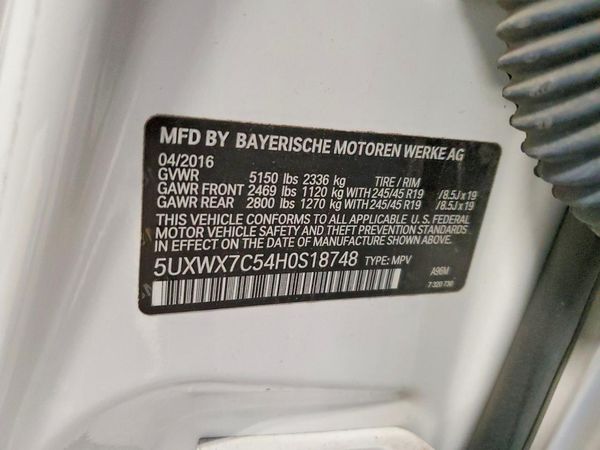 2017 BMW X3 xDrive35i