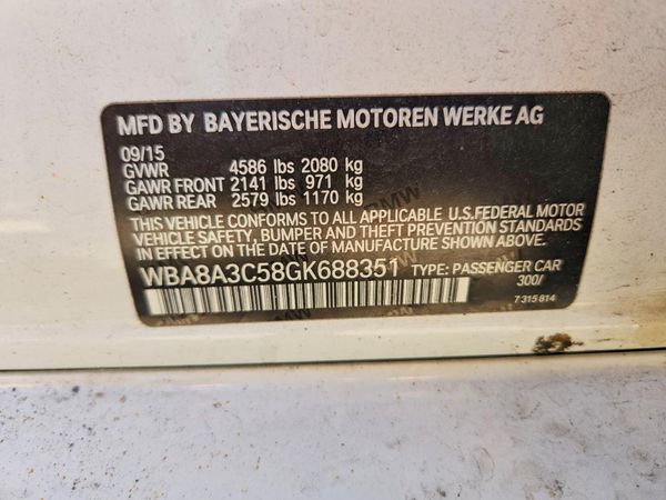 2016 BMW 320 xDrive