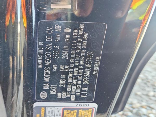 2021 KIA FORTE GT Line