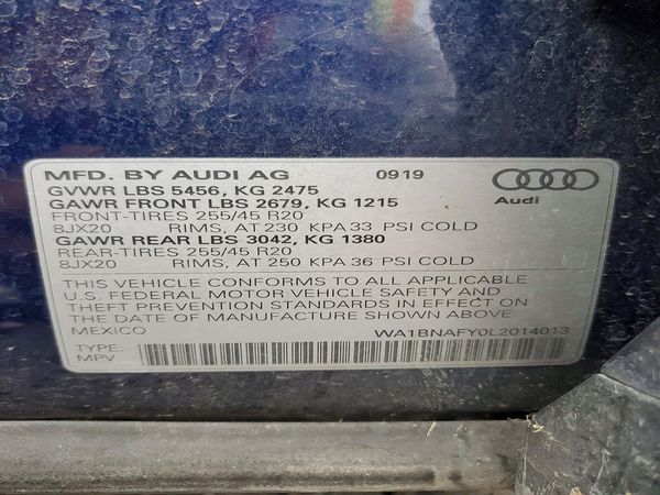 2020 AUDI Q5 quattro Premium Plus