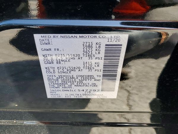 2020 INFINITI QX60