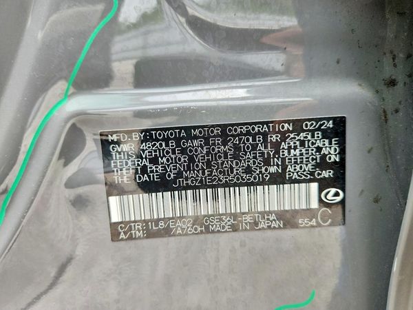 2024 LEXUS IS 350 350 F Sport