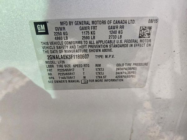 2015 CHEVROLET EQUINOX LS