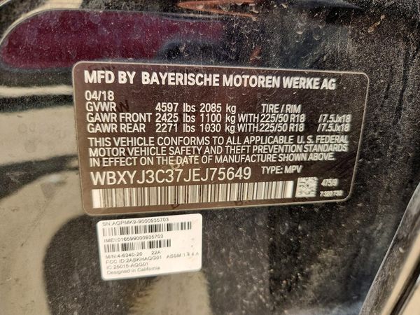 2018 BMW X2 sDrive28i