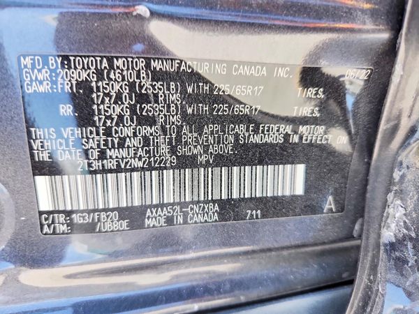 2022 TOYOTA RAV4
