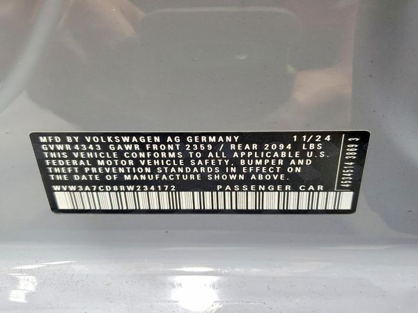 2024 VOLKSWAGEN GTI SE