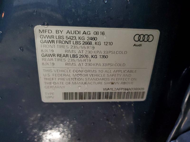 2017 AUDI Q5 quattro Premium Plus
