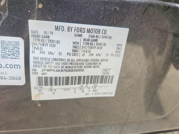 2019 FORD EDGE Titanium