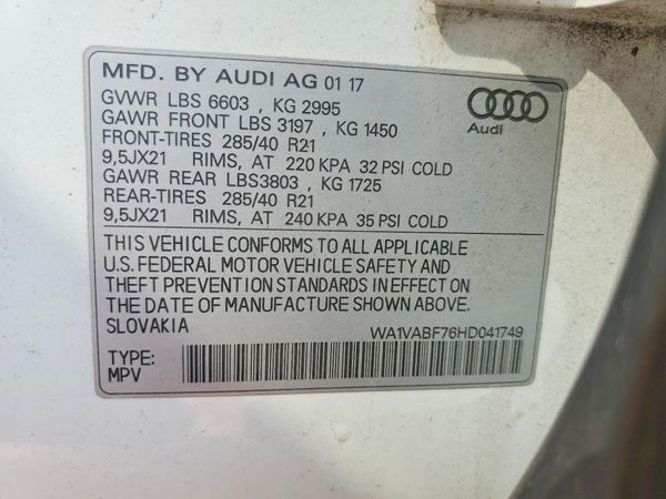2017 AUDI Q7