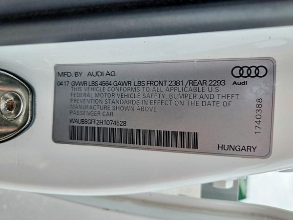 2017 AUDI A3 quattro Premium