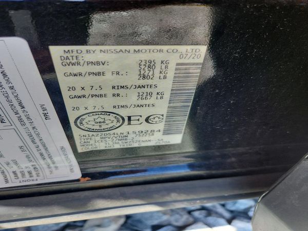 2020 NISSAN MURANO Platinum