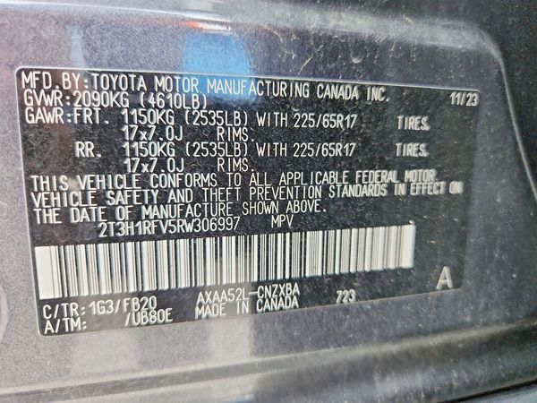 2024 TOYOTA RAV4 LE