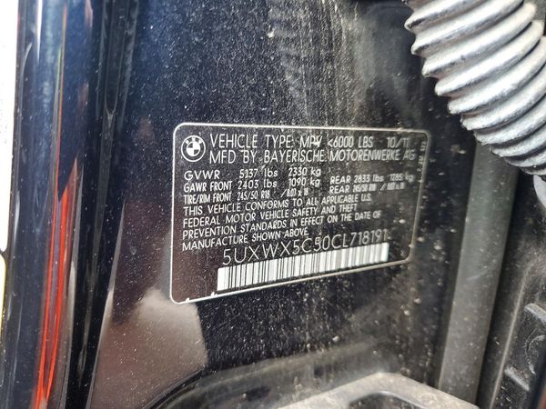 2012 BMW X3 xDrive28i