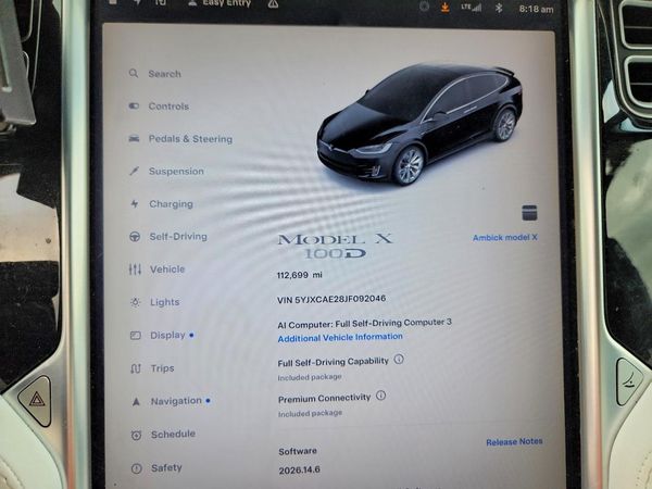 2018 TESLA MODEL X