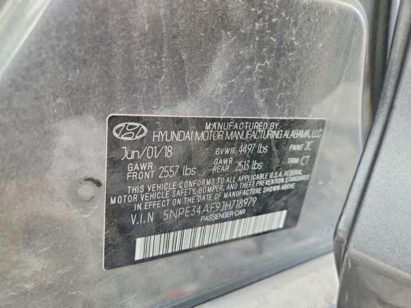 2018 HYUNDAI SONATA