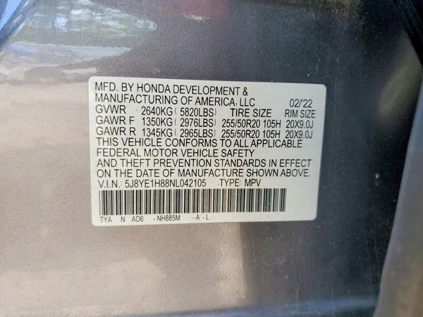 2022 ACURA MDX ADV