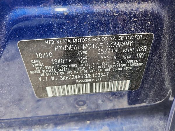 2021 HYUNDAI ACCENT SE & SEL