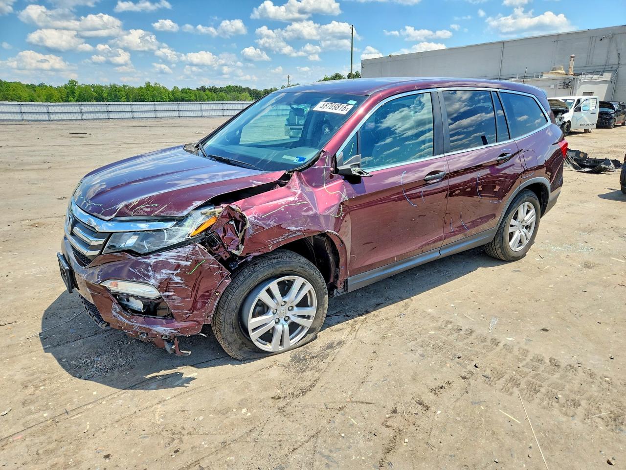 2017 HONDA PILOT LX