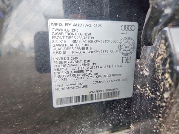 2025 AUDI Q3 quattro Technik