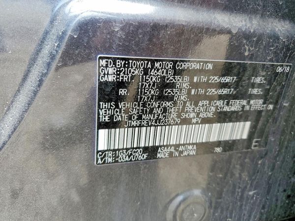 2018 TOYOTA RAV4 Adventure/XLE