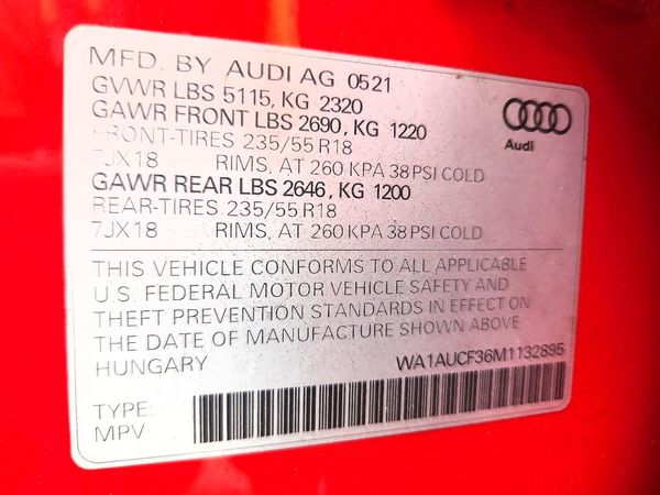 2021 AUDI Q3