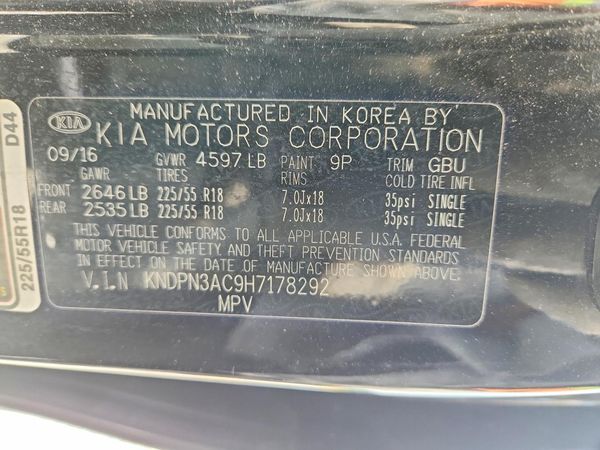 2017 KIA SPORTAGE EX