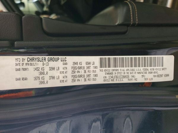 2014 JEEP GRAND CHER Limited