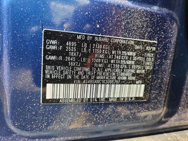 2019 SUBARU OUTBACK Limited+M/R+ES+NAVI