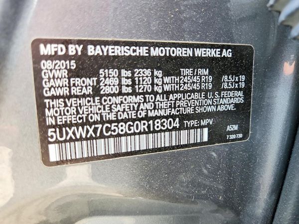 2016 BMW X3