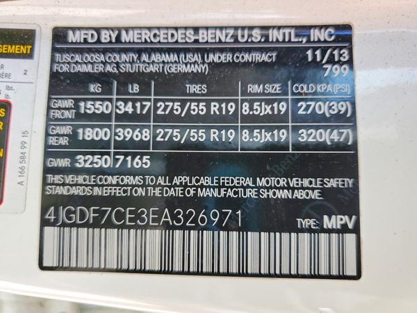 2014 MERCEDES-BENZ GL